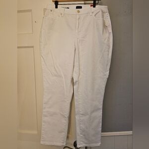 Talbots Women's White Jeans
